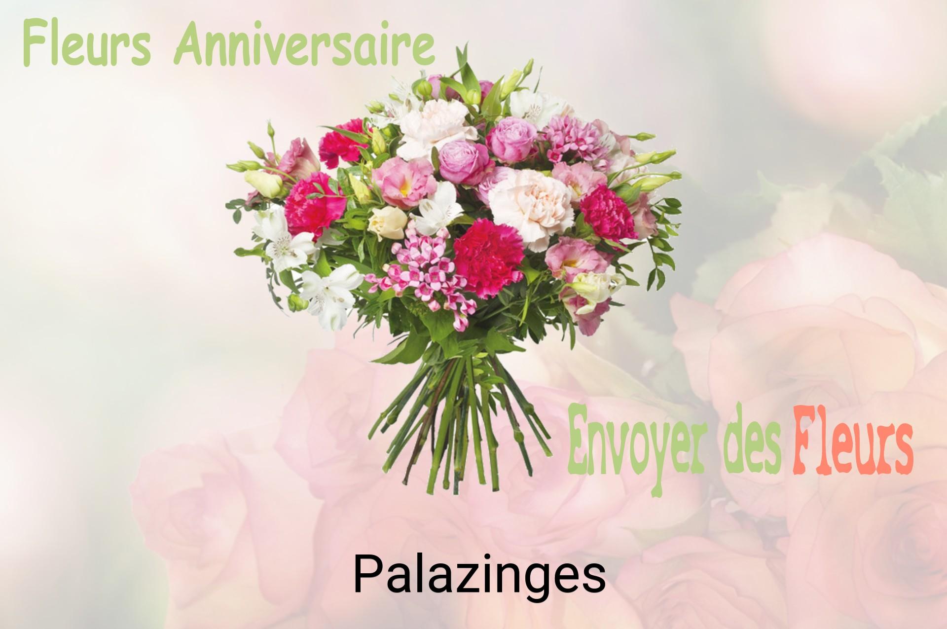 Bouquet de fleurs d’anniversaire livré à Palazinges